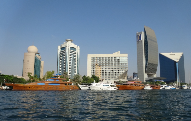 Floating up the Dubai Creek