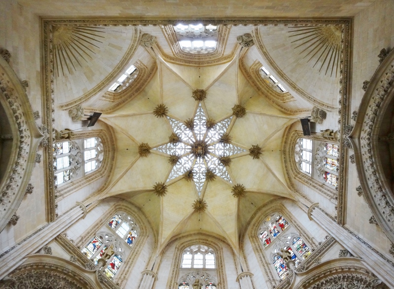 Lantern and ceiling in cathedral