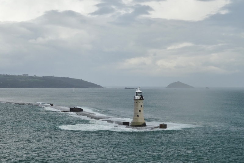 Passing Plymouth Lighthouse