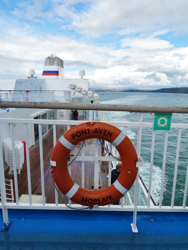 On board the Pont Aven