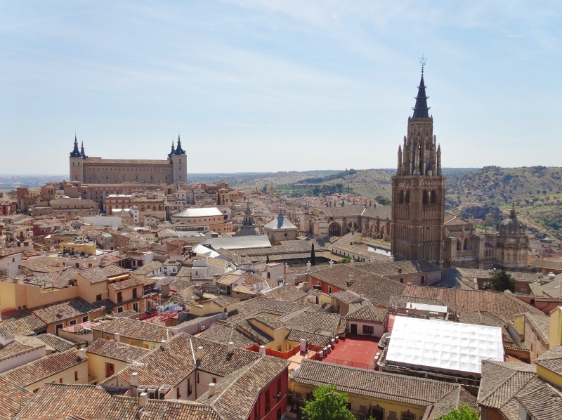 View from the tower of the Iglesia San Ildefonso