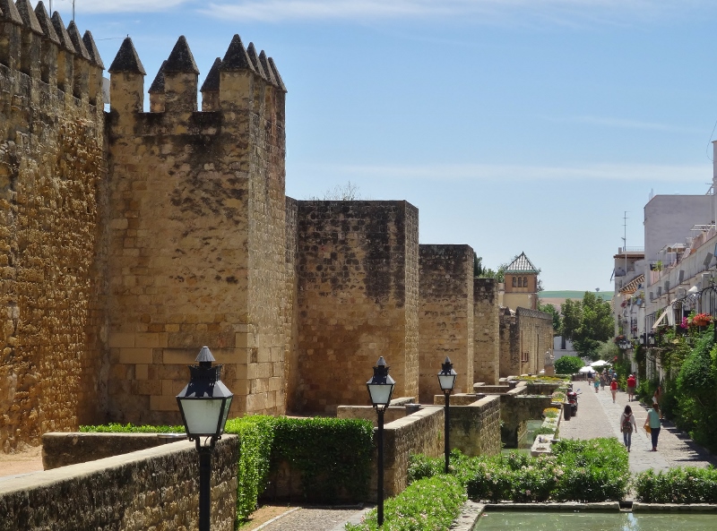 Part of the old city walls of Cordoba