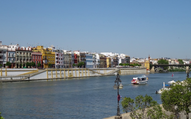 The Triana district across the Rio Guadalquivir