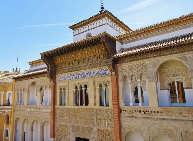 Inside the Alcazar Reales