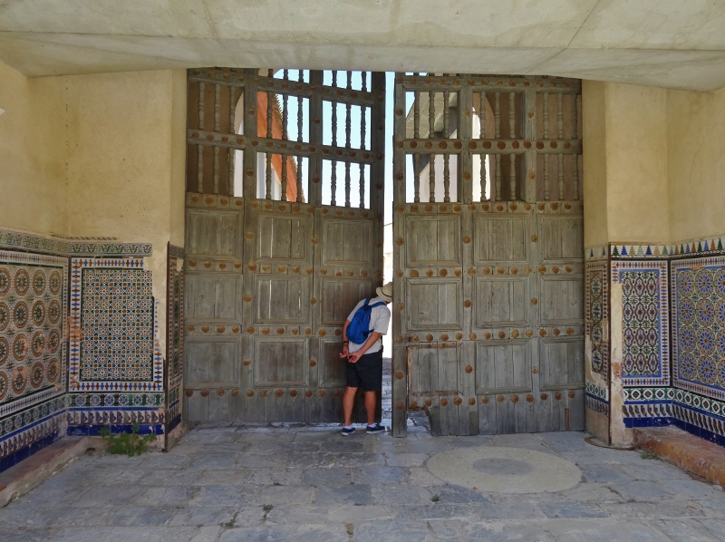 Rodney trying to get in to the Monastery of the Cartuga