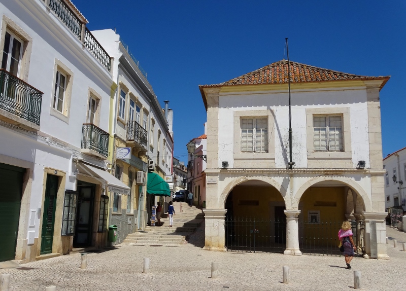 Laura checking out the old slave market