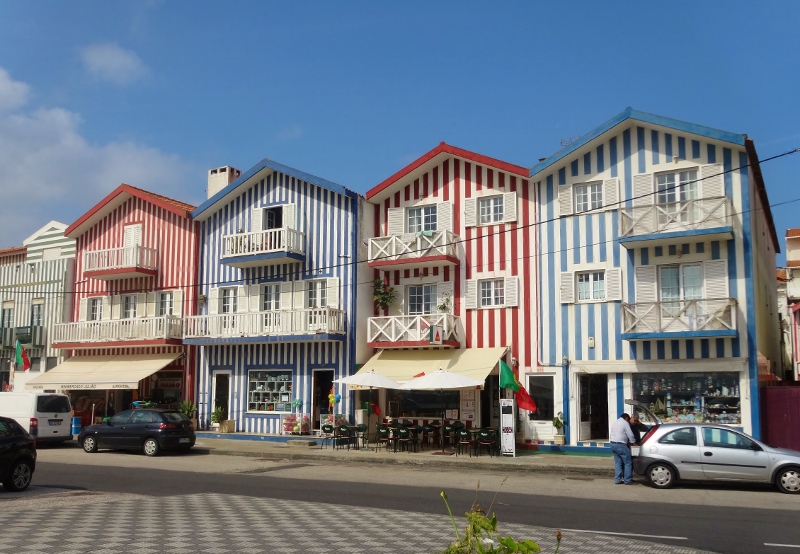 Typical houses in Costa Nova