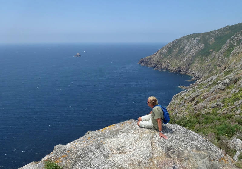  Deep contemplation at Cabo Fisterra