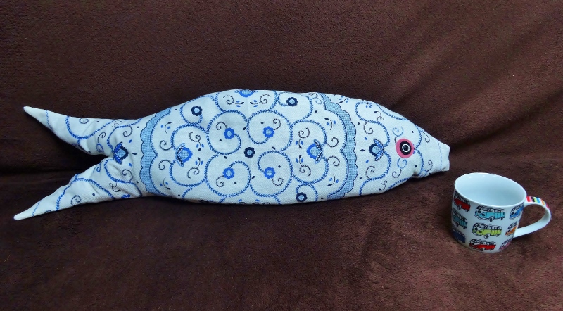  And heres my sardine cushion for storing socks
