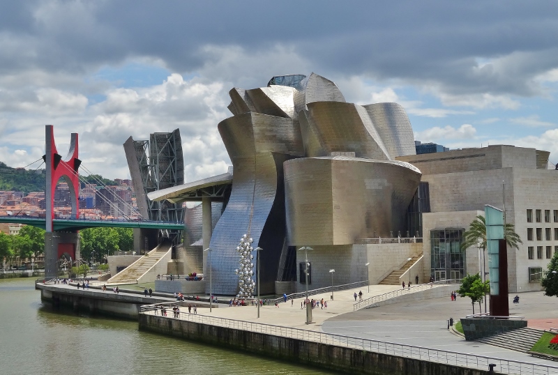 The crumpled Guggenheim Museum
