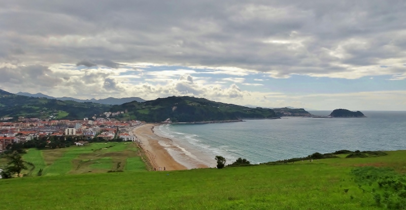 Our view at Camping Gran Zarautz 