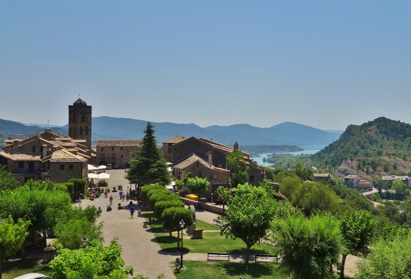 View from El Castillo in Ainsa