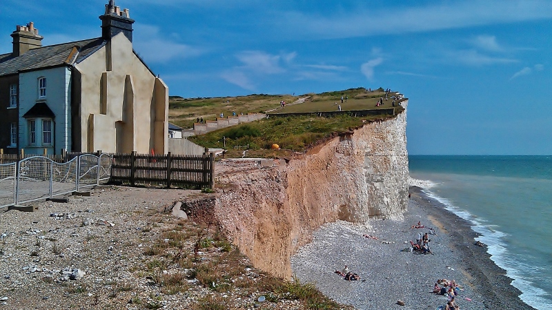 Another house gone at Birling Gap