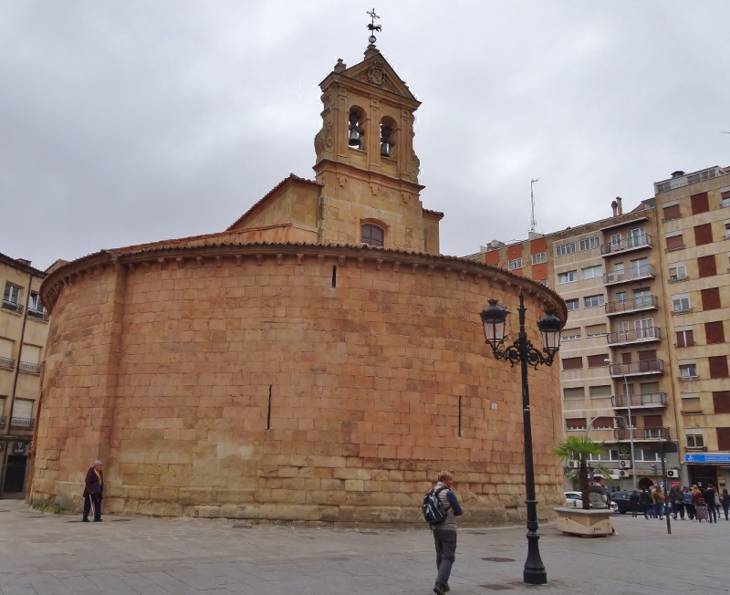 The completely round church of San Marcos in Salamanca