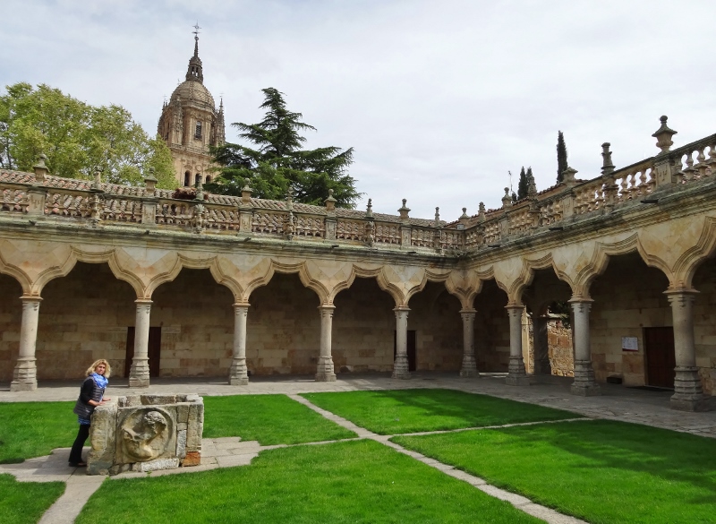 In the garden of the Escuelas Menores 