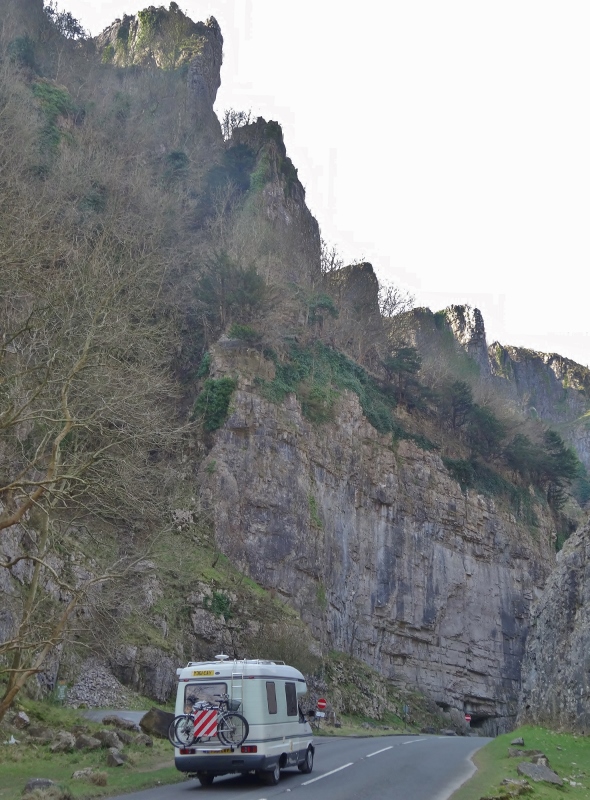 Eileen in Cheddar Gorge, Somerset