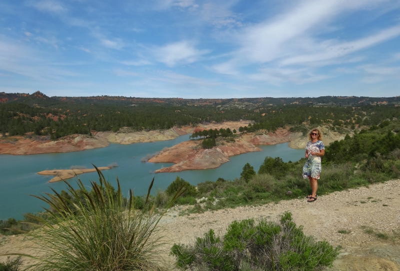 The Embalse de Contreras next to the campsite