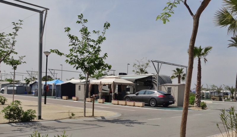 We thought someone with a Porsche and such an enormous rig would find somewhere nicer for a holiday