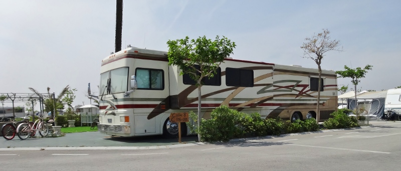 And there are some enormous campervans here.