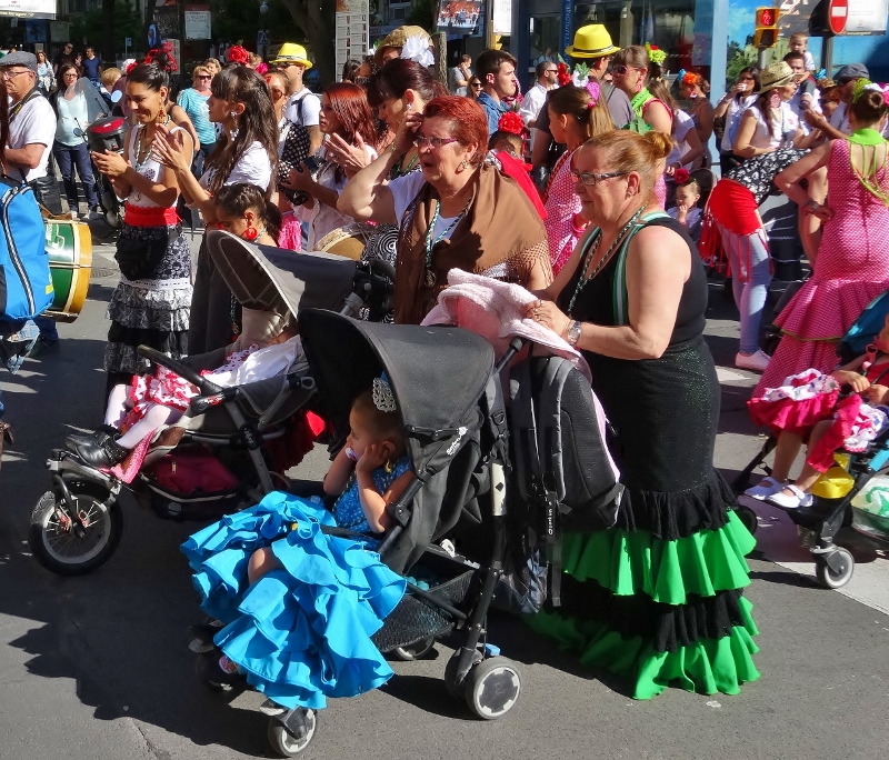 Some little people found it a bit noisy in Tarragona
