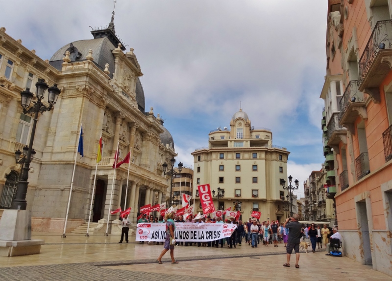 Protests about a need for more chocolate in Cartagena