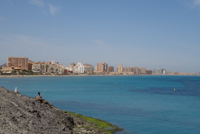 The blue waters of the Mediterranean at La Manga