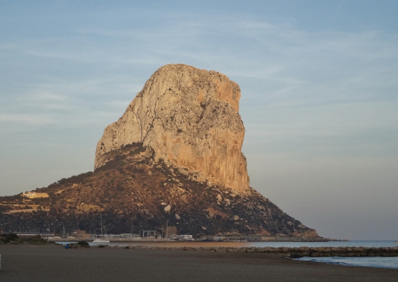  The Peñón de Ifach as the sun was setting