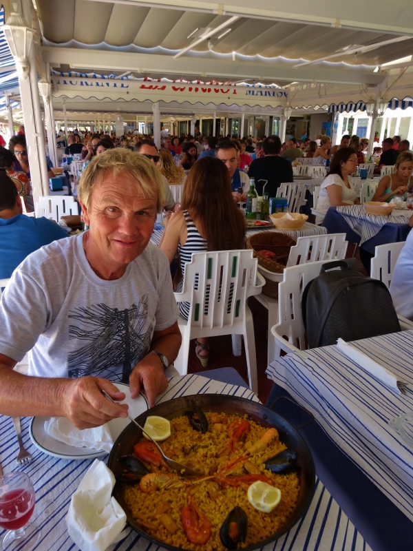 ....... and had the paella mariscos