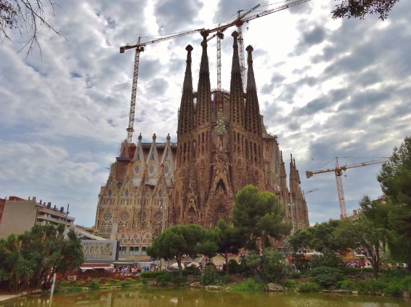 The Sagrada Familia still growing....