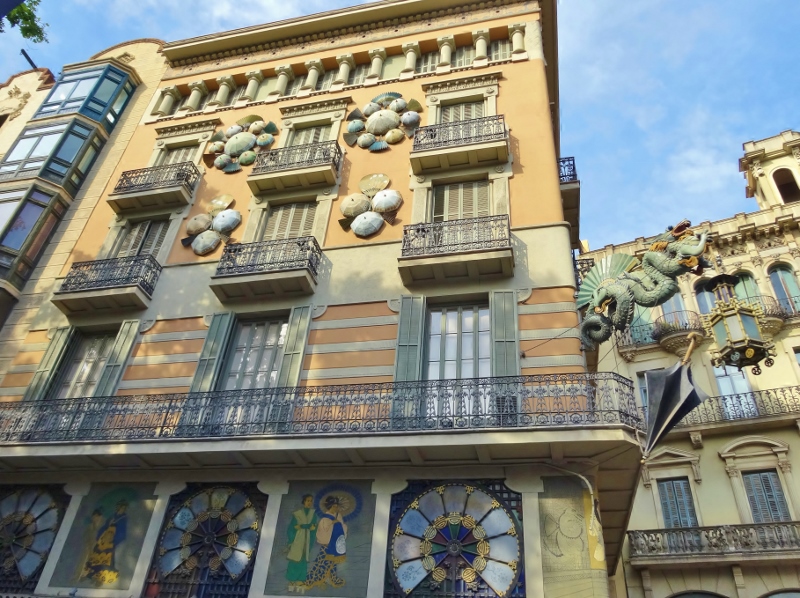 Plaça de la Boqueria on the Ramblas