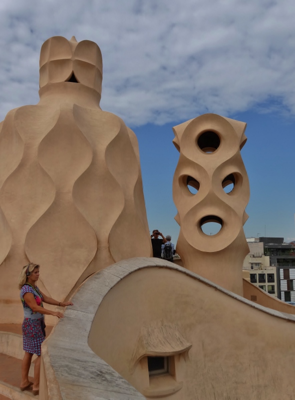  Vents and chimneys on Casa Milà