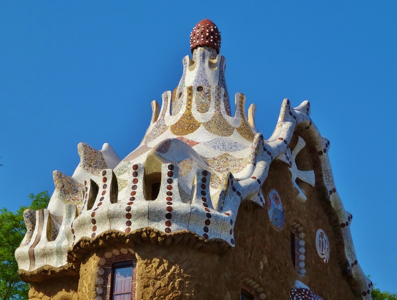 The gatehouse at Parc Güell