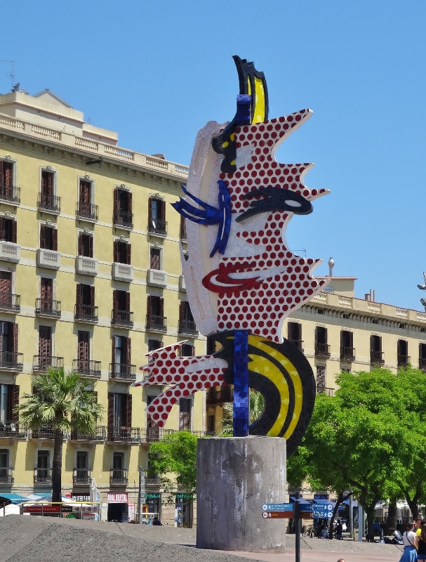The Face of Barcelona by Roy Lichtenstein