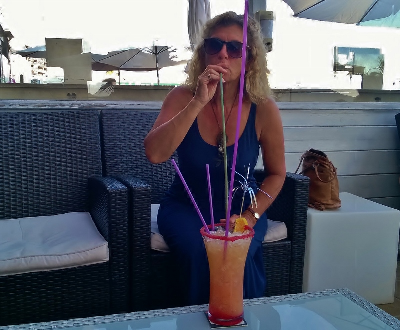 You need big straws for a big cocktail.....