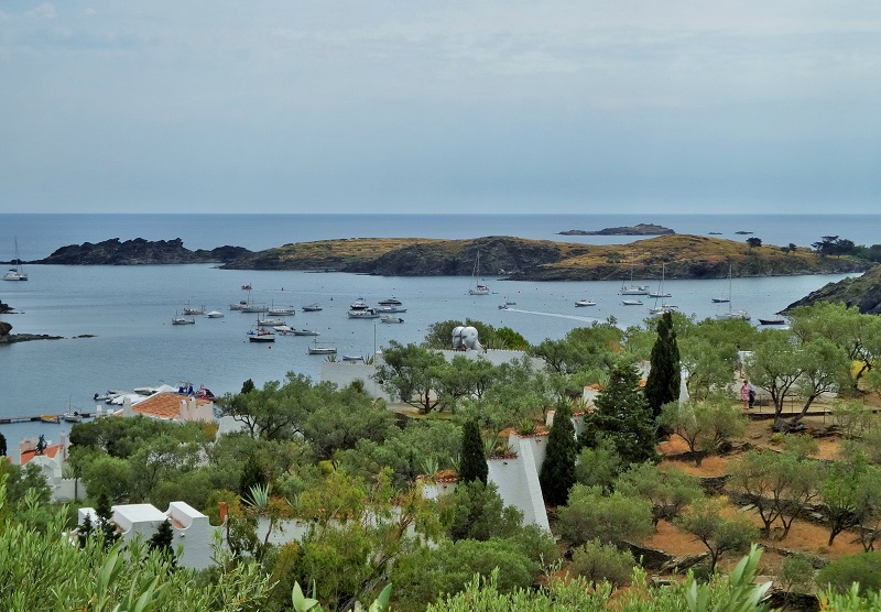 View over Dalis house in Portlligat