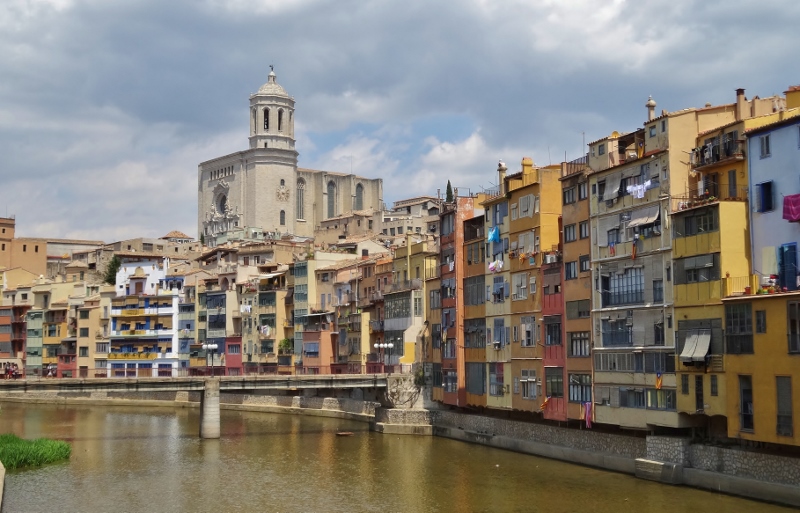 The Rio Oñar in Girona