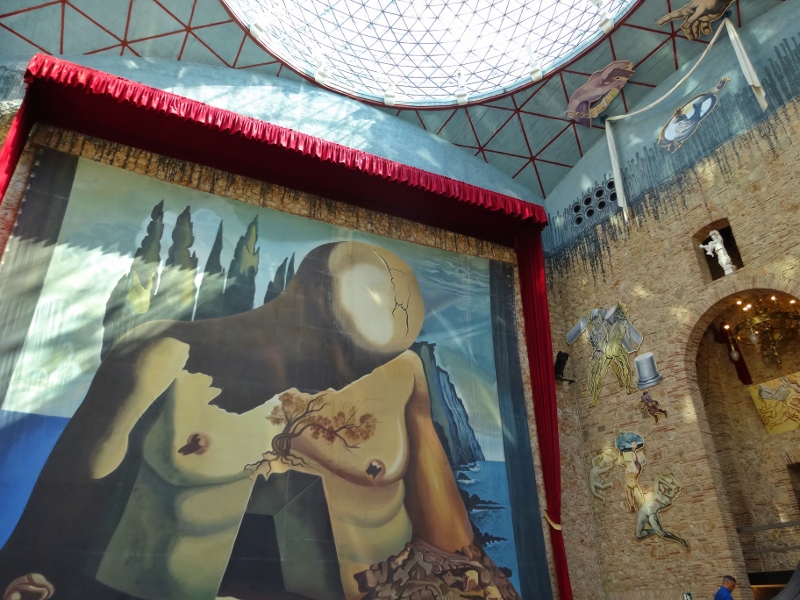 Some of the paintings are enormous
