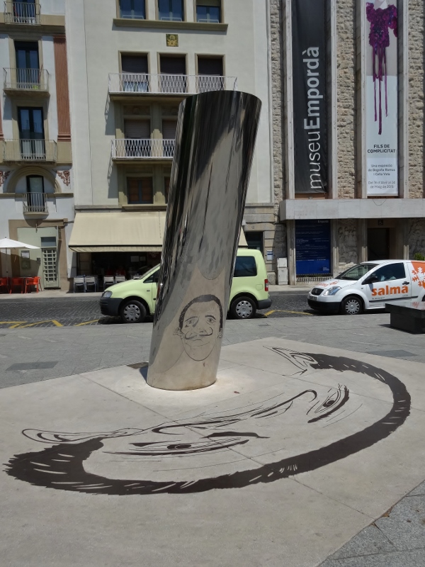 A pavement illusion in Figueres
