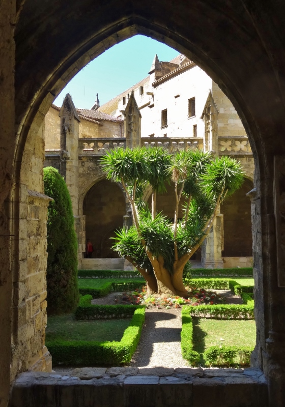  In the cloisters at Narbonne Cathedral