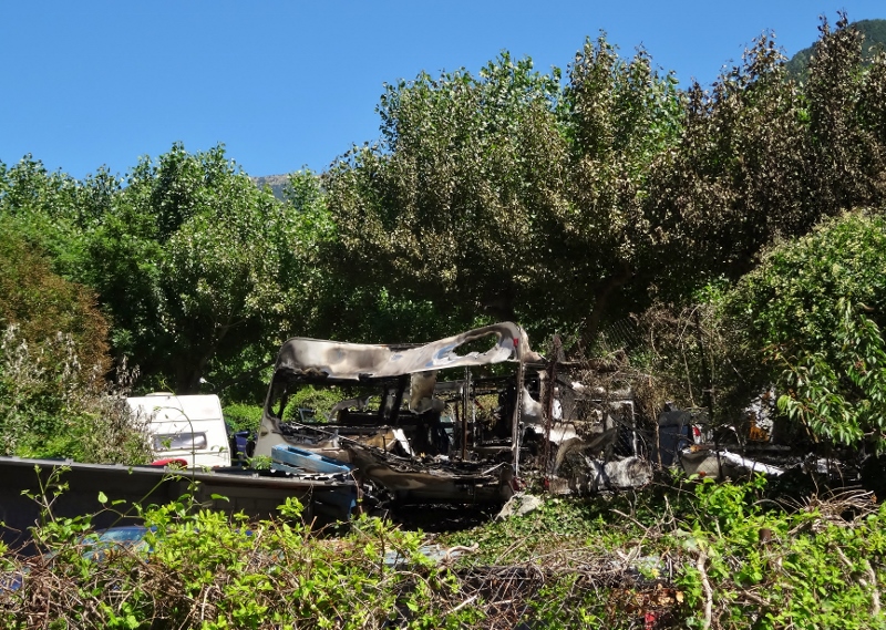 Sadly charred remains