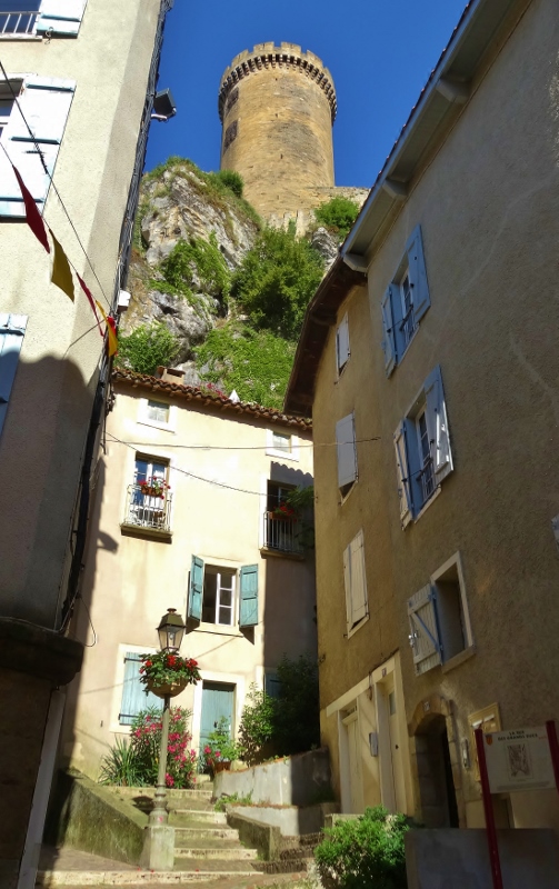 The Tour Ronde of the Château de Foix
