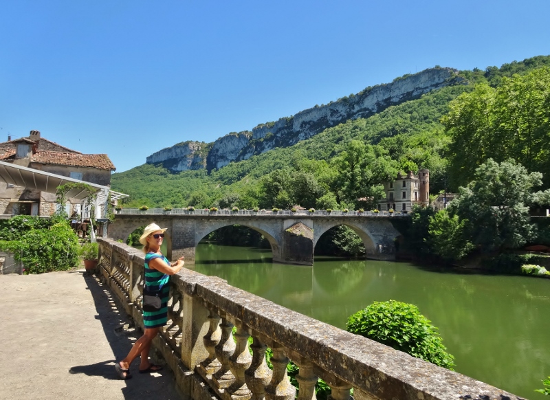 Beside the Aveyron in St Antonin Noble Val