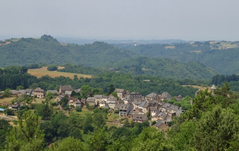 Our picnic view of Aubazine