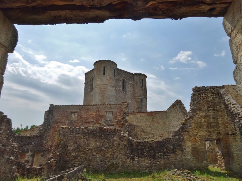 The Oradour sur Glaine church