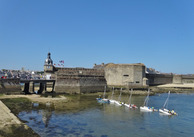 Looking across at the Ville Close in Concarneau