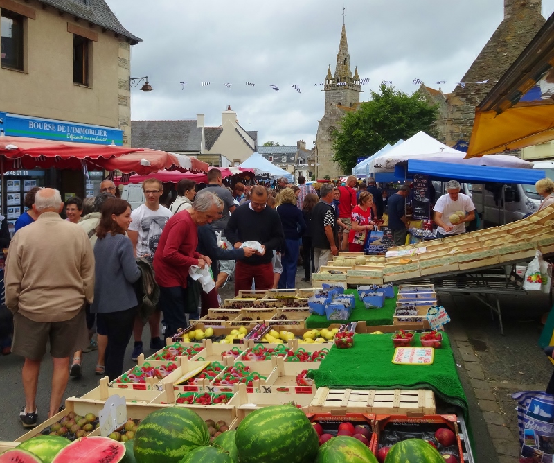 The market at Plestin les Grèves