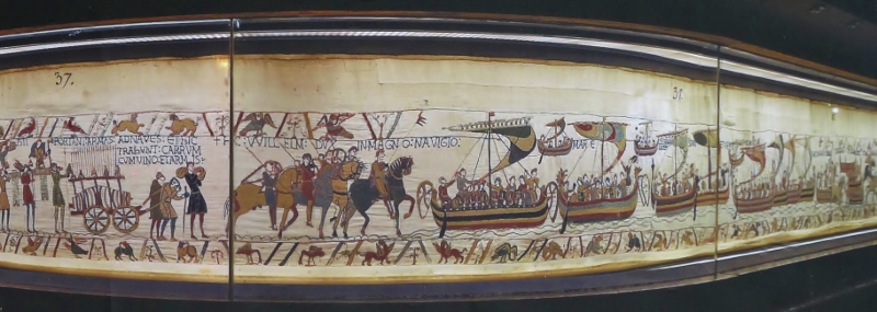 Closer look at the Bayeux Tapestry