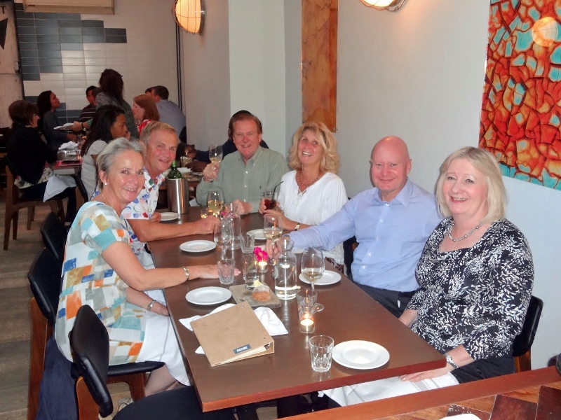 Dinner at Picture with Emma, Fred, Kevin and Christine