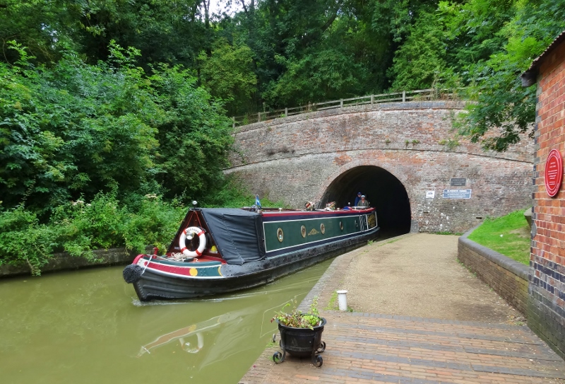 a narrow boat.......at Stoke Bruerne