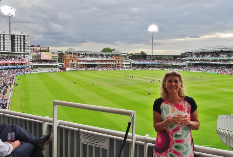 Laura at Lords